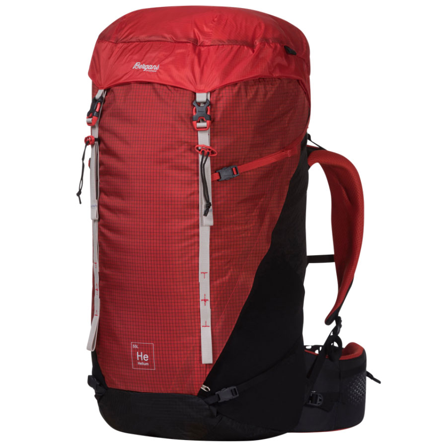 backpack BERGANS Helium V5 55 red sand/black